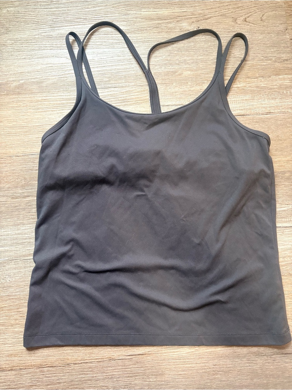 PINK Women's Black Strappy Tank Top Size L